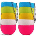 Solid Round Hanging Pots (8 Pcs, Multicolour)