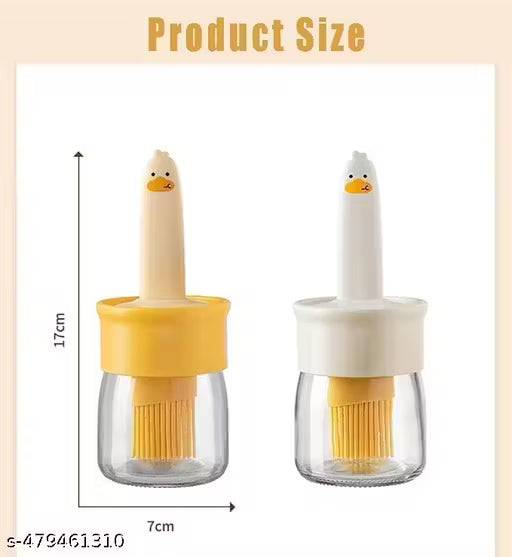 Oil Dispenser for Kitchen, 2 IN 1 Oil Dispenser Bottle with Brush