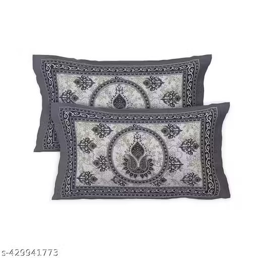 Jaipuri Cotton Double Bedsheet With 2 Pillow Cover