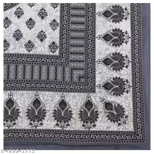 Jaipuri Cotton Double Bedsheet With 2 Pillow Cover